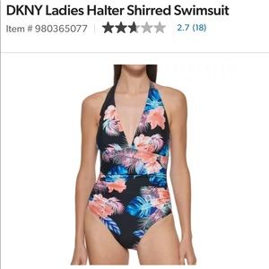 DKNY Womens one piece swimsuit